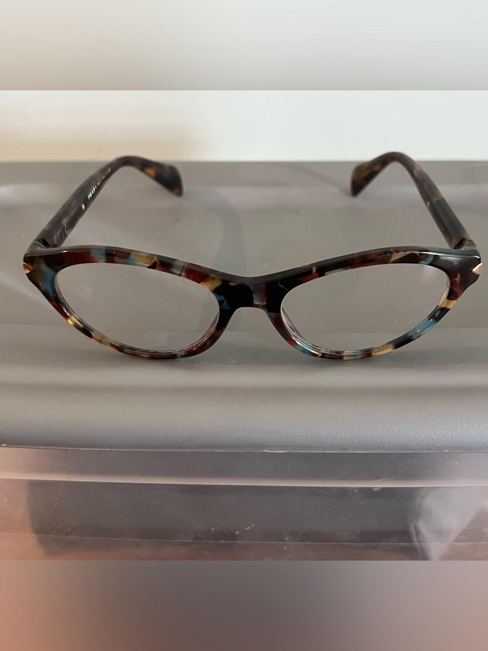 Prada Multicolor Tortoiseshell Cat-Eye Glasses